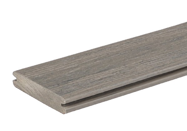 Timbertech Qlick Terrassendiele Driftwood, Kollektion Reserve, 24x136mm seiltlich genutet