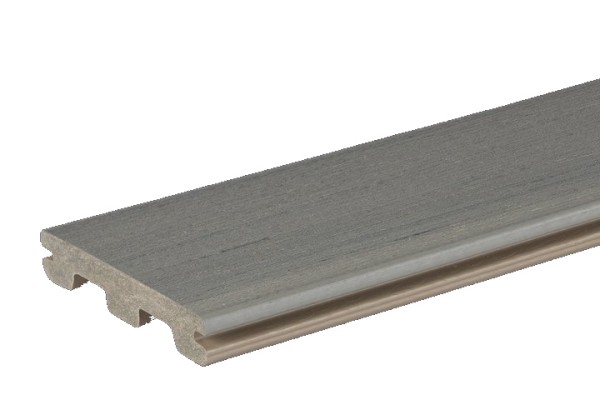 Timbertech WPC Terrassendiele Sea Salt Grey Prime+ 24x136mm seitl. genutet